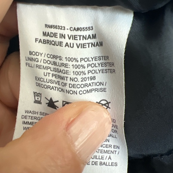 Nike Kids Charcoal Puffer Jacket - Picture 3 of 3